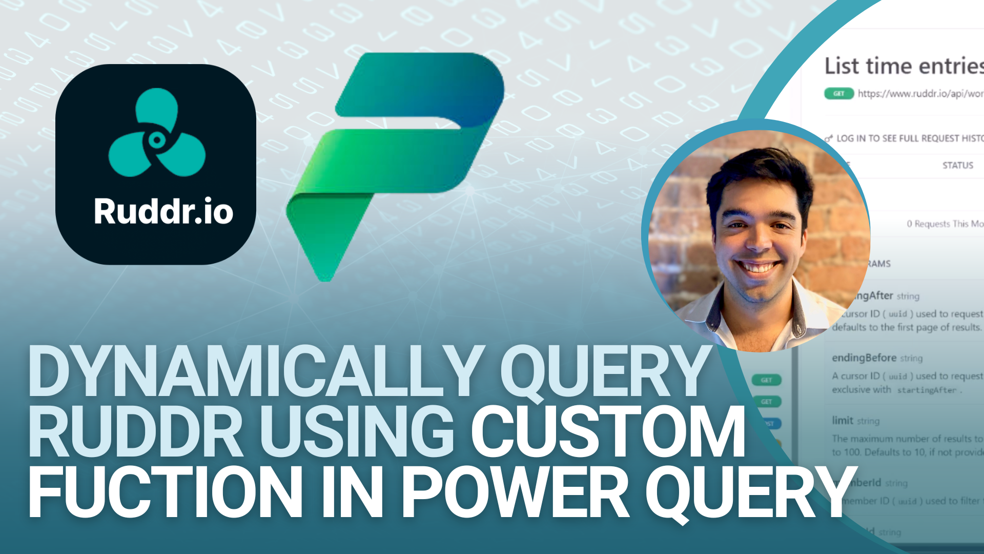 Part 2 – Dynamically Query Ruddr using Custom Function in Power Query