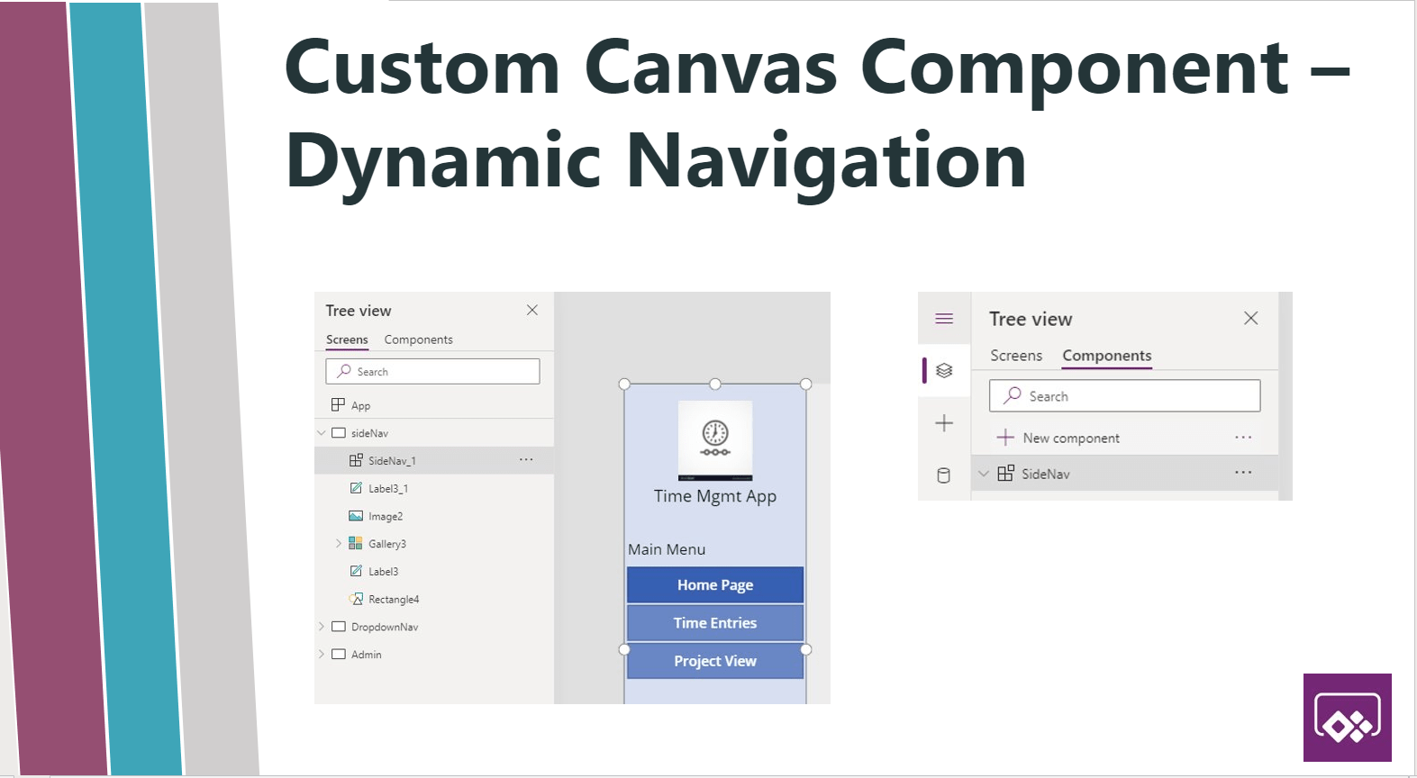 How To: Build a Custom Navigation Component in PowerApps